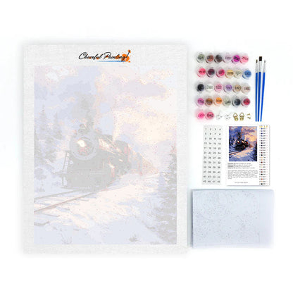 Winter Express – Malowanie po numerach