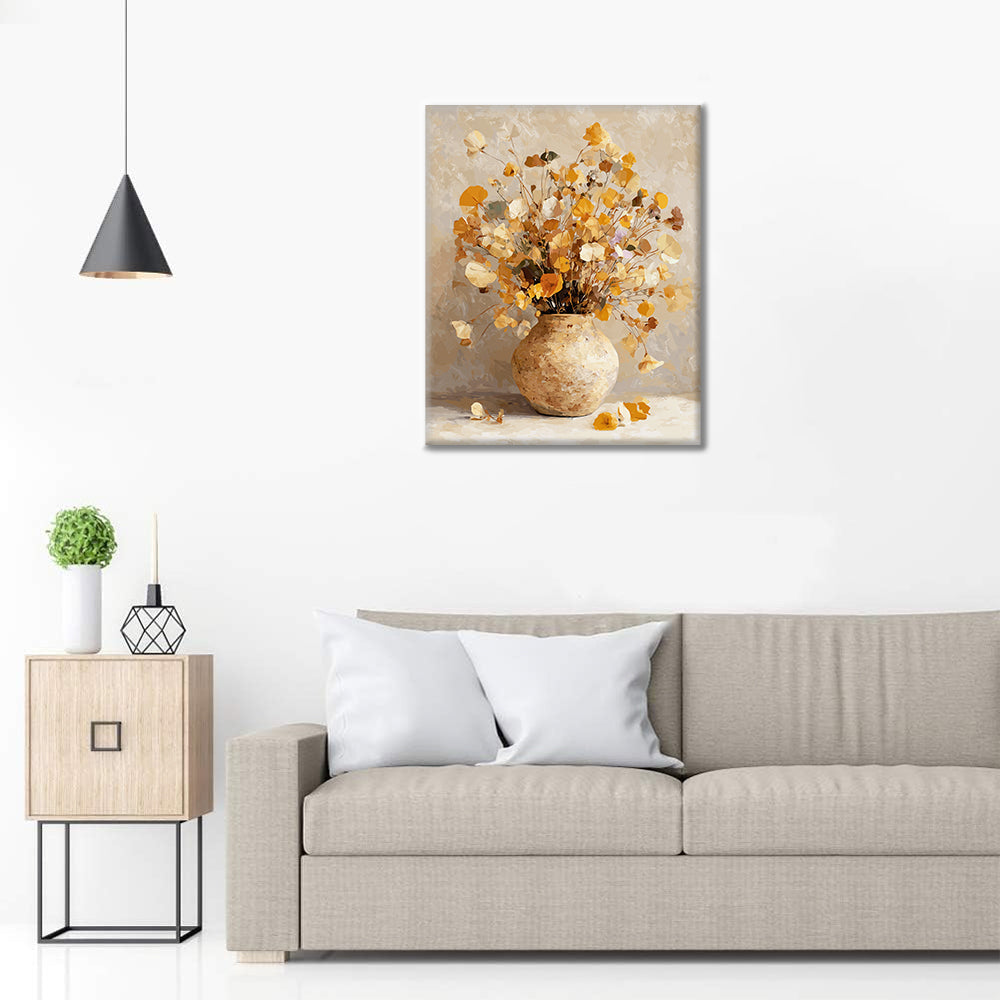 Suszone kwiaty – Malowanie po numerach