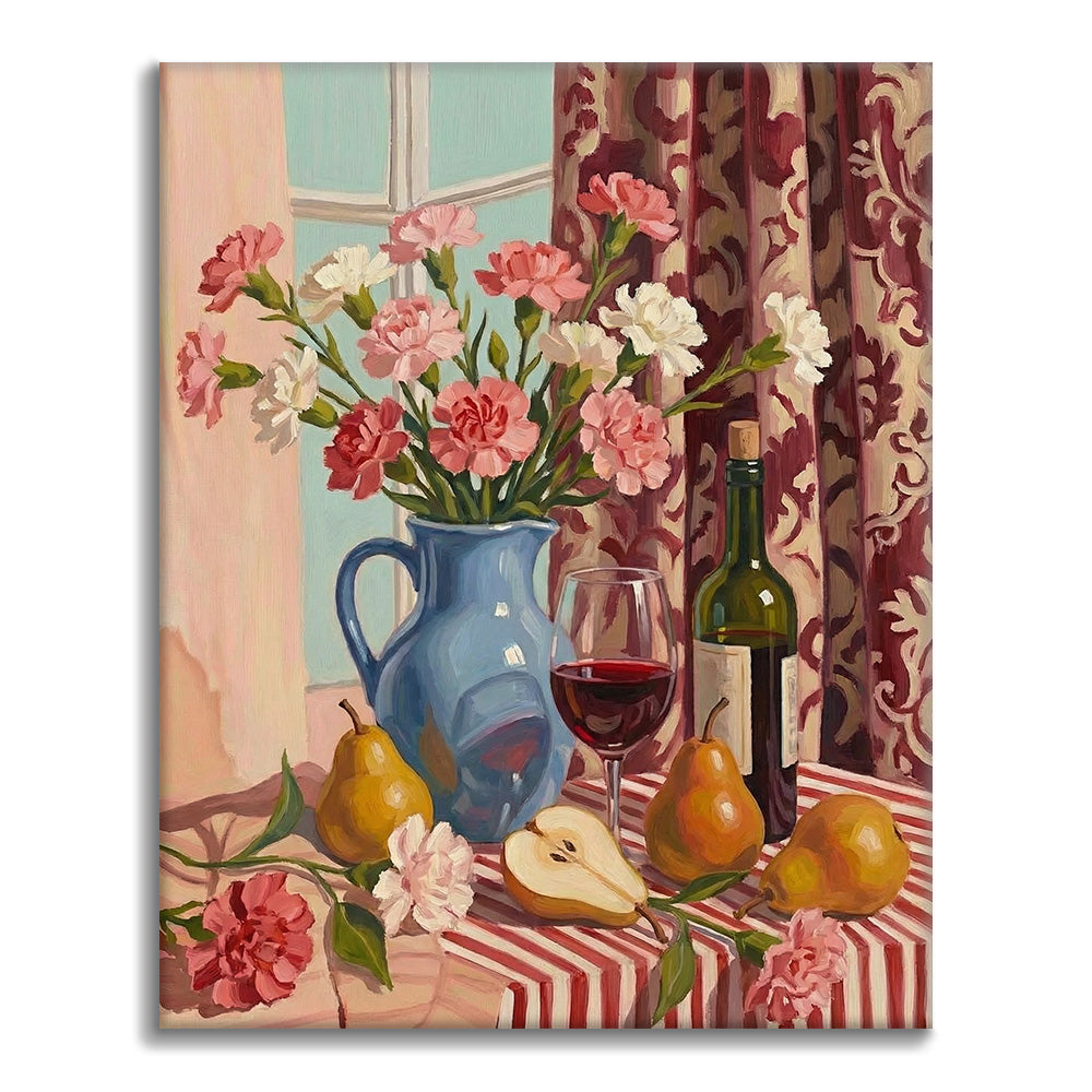 Elegancki stół – Malowanie po numerach