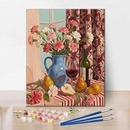 Elegancki stół – Malowanie po numerach