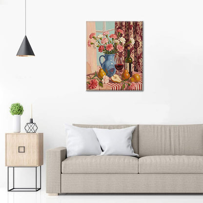 Elegancki stół – Malowanie po numerach