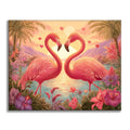 Zestaw Romans z flamingami – Malowanie po numerach - Cheerful Painting