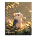 Zestaw Kwiaty i mysz – Malowanie po numerach - Cheerful Painting