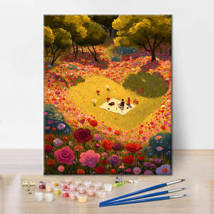 Serdeczny piknik – Malowanie po numerach