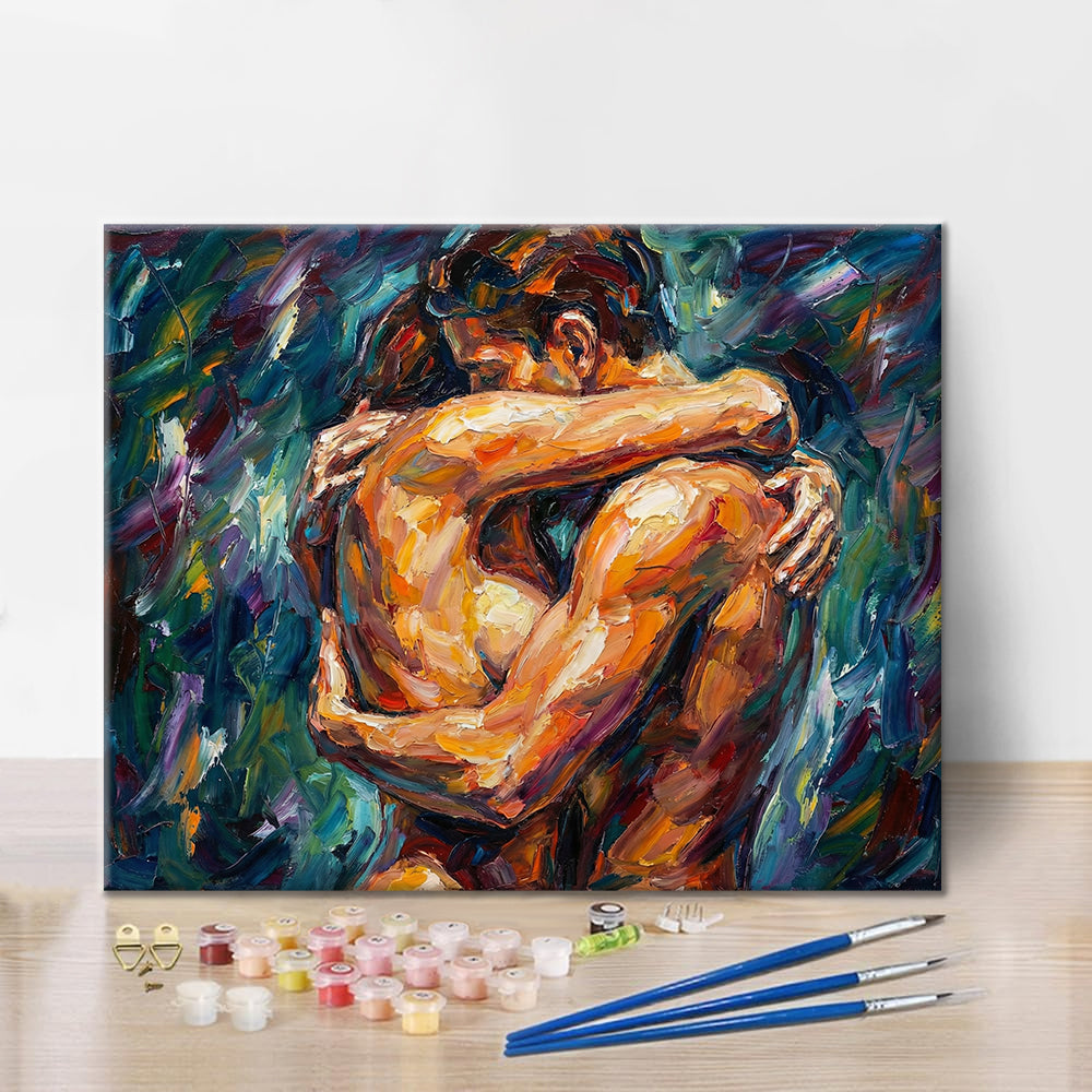 Splecione serca – Malowanie po numerach