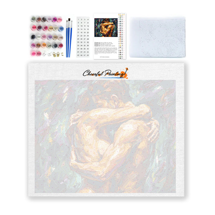 Splecione serca – Malowanie po numerach