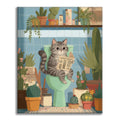 Zestaw Kitty czyta – Malowanie po numerach - Cheerful Painting