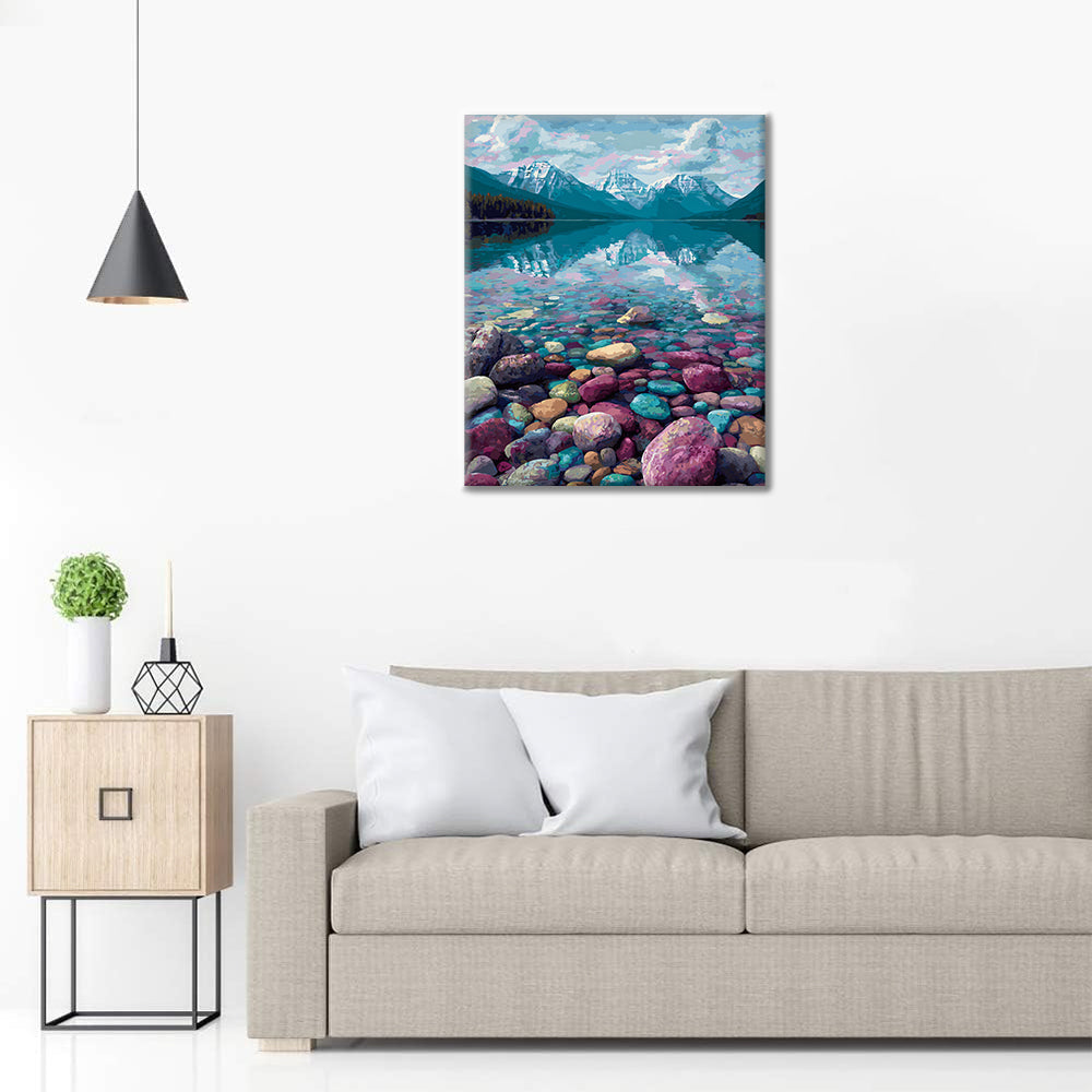 Jezioro McDonald – Malowanie po numerach