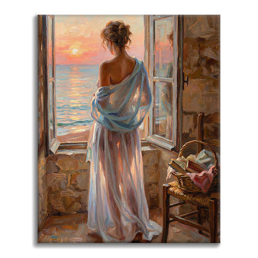 Poranna zaduma – Malowanie po numerach