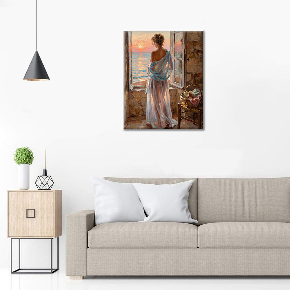 Poranna zaduma – Malowanie po numerach