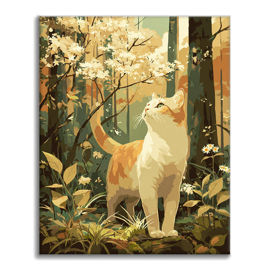 Wiosenny zegarek – Malowanie po numerach