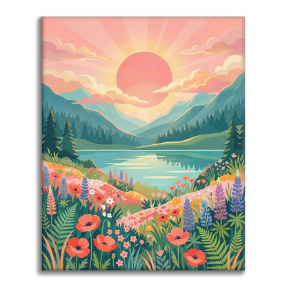 Dolina Wschodu Słońca – Malowanie po numerach