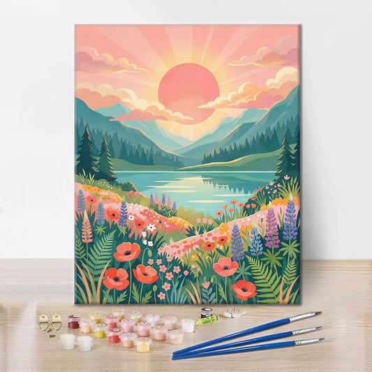 Dolina Wschodu Słońca – Malowanie po numerach