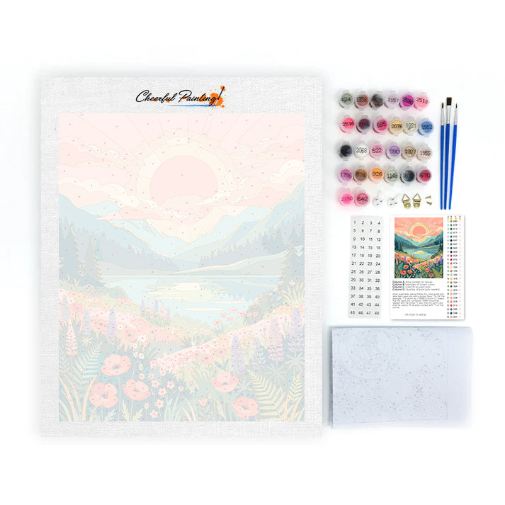 Dolina Wschodu Słońca – Malowanie po numerach