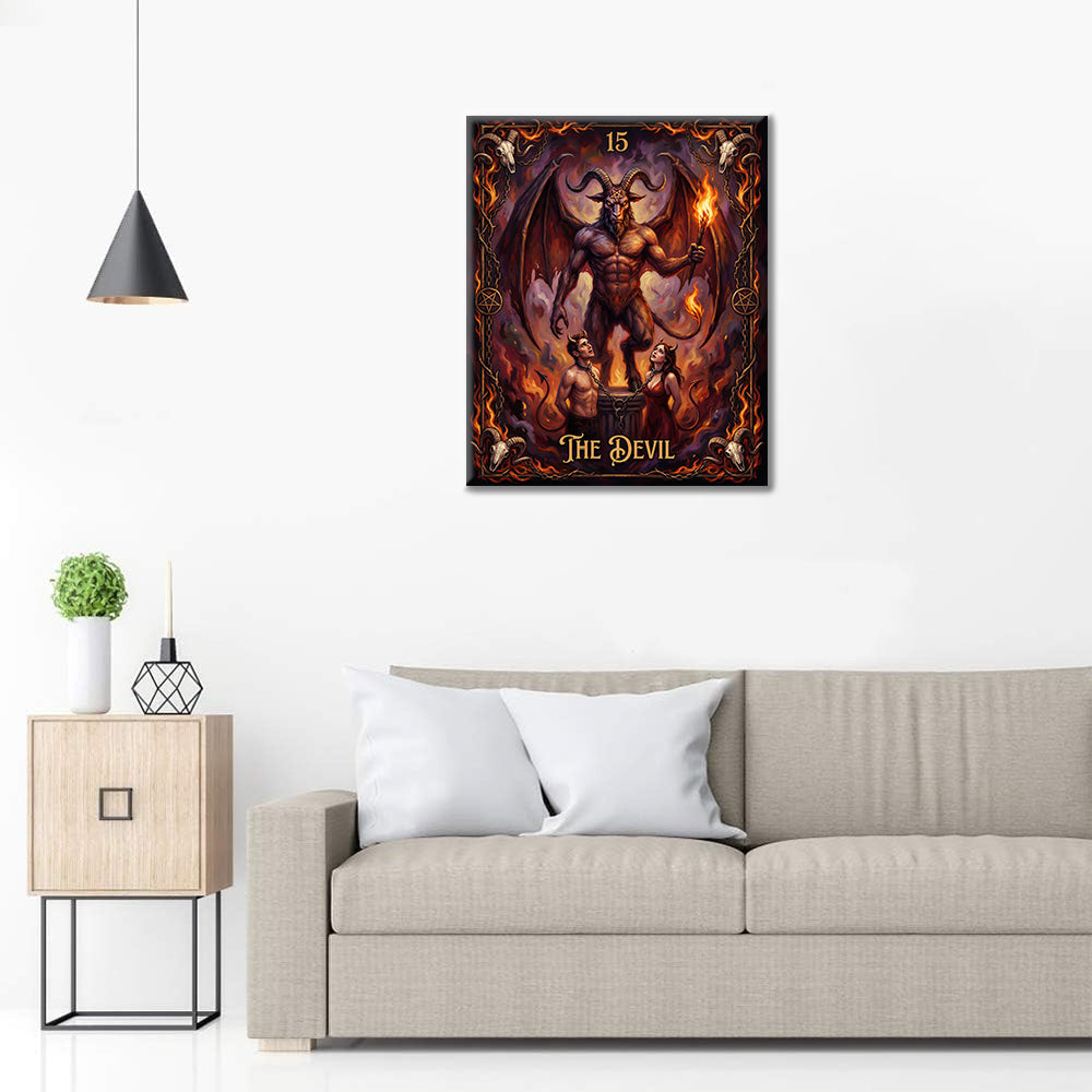 Diabeł - Malowanie po numerach