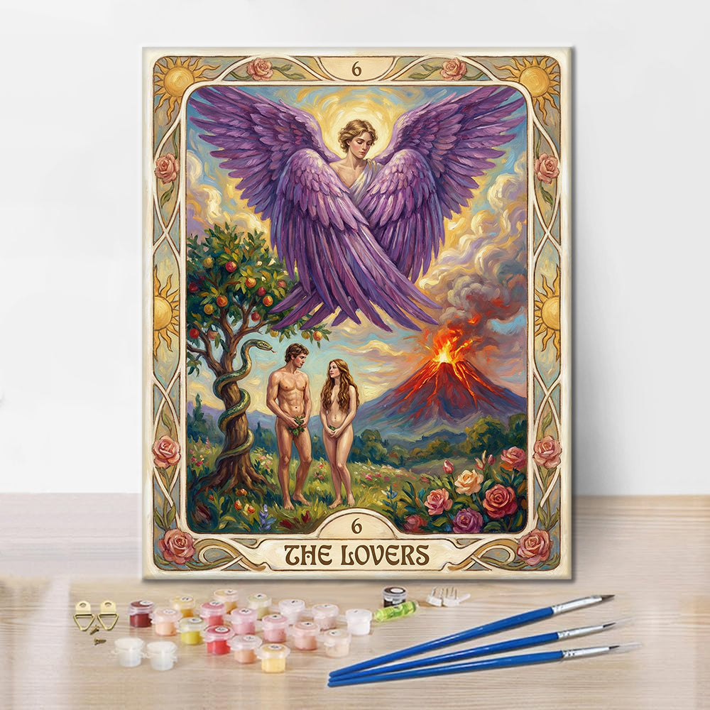 Kochankowie - Malowanie po numerach