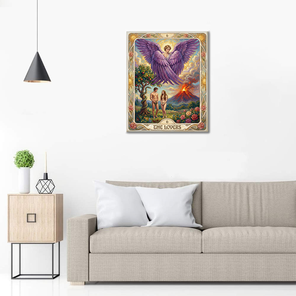 Kochankowie - Malowanie po numerach