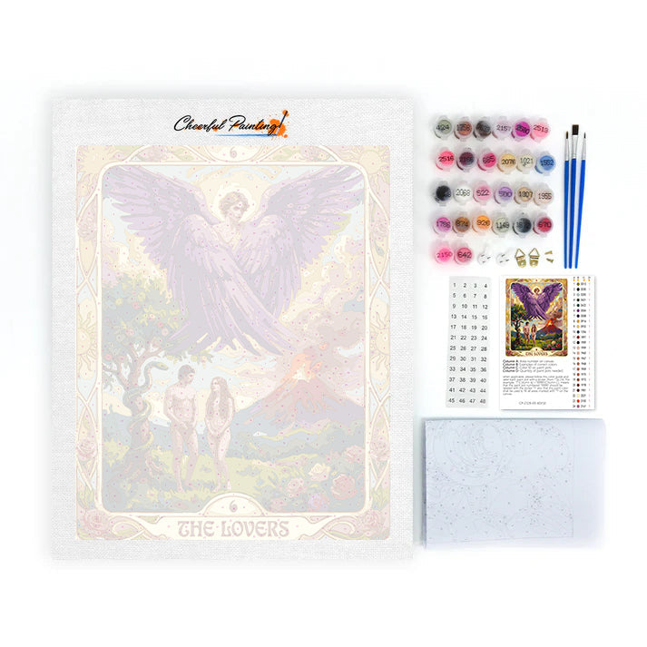 Kochankowie - Malowanie po numerach