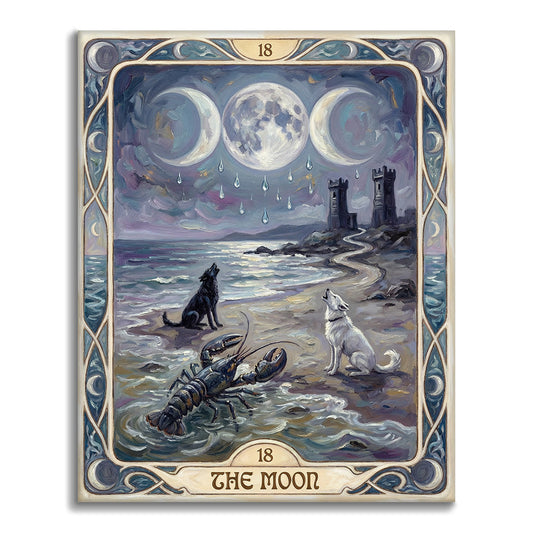 Księżyc - Malowanie po numerach