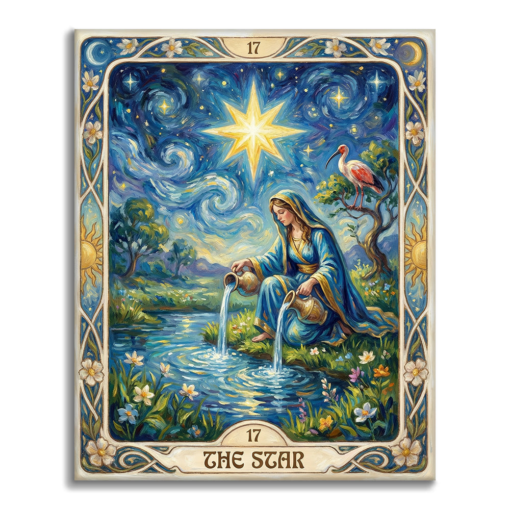 Gwiazda – Malowanie po numerach