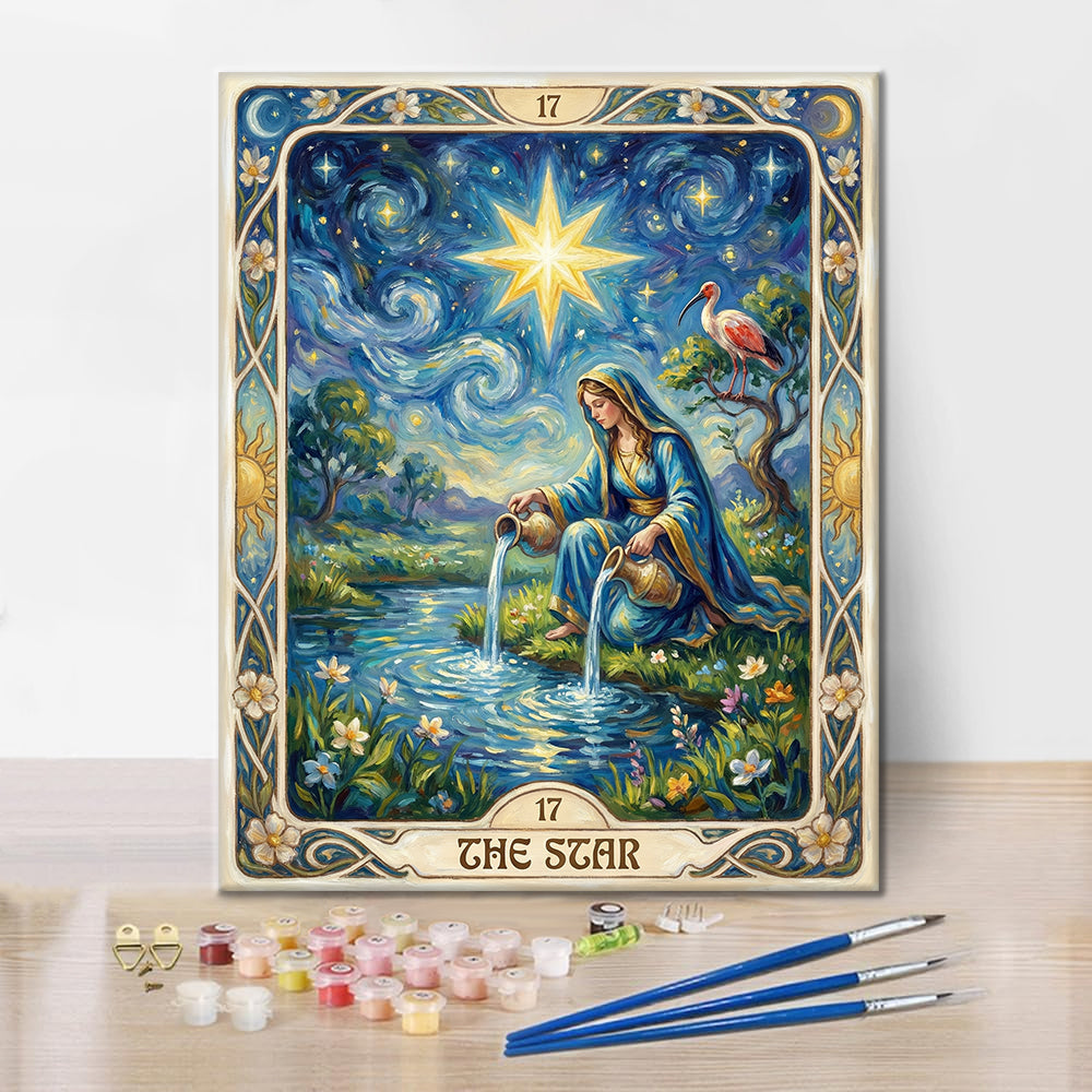 Gwiazda – Malowanie po numerach