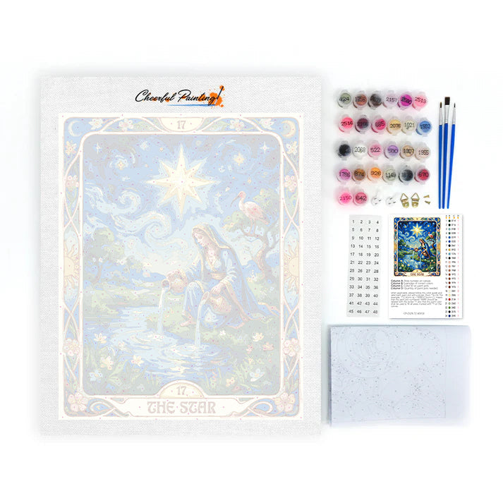 Gwiazda – Malowanie po numerach