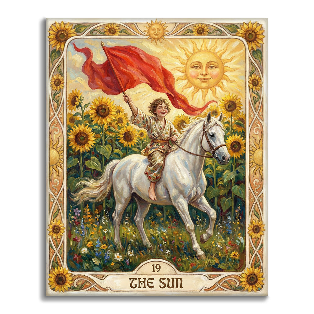 Słońce – Malowanie po numerach