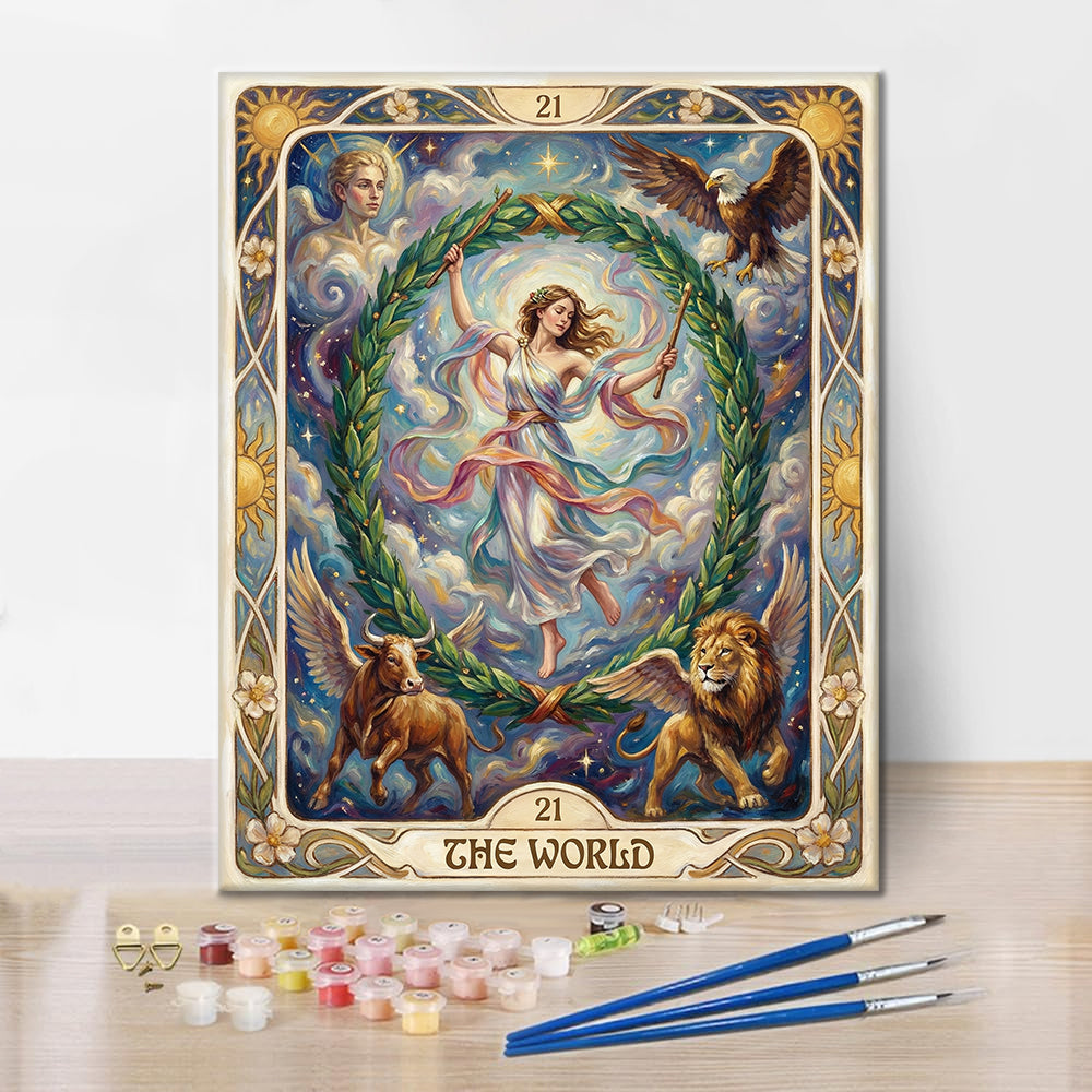 Świat - Malowanie po numerach