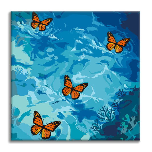 Cerulean Flight – Mini malowanie po numerach