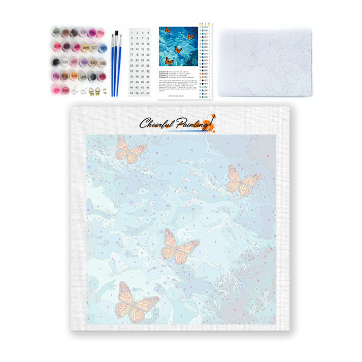 Cerulean Flight – Mini malowanie po numerach