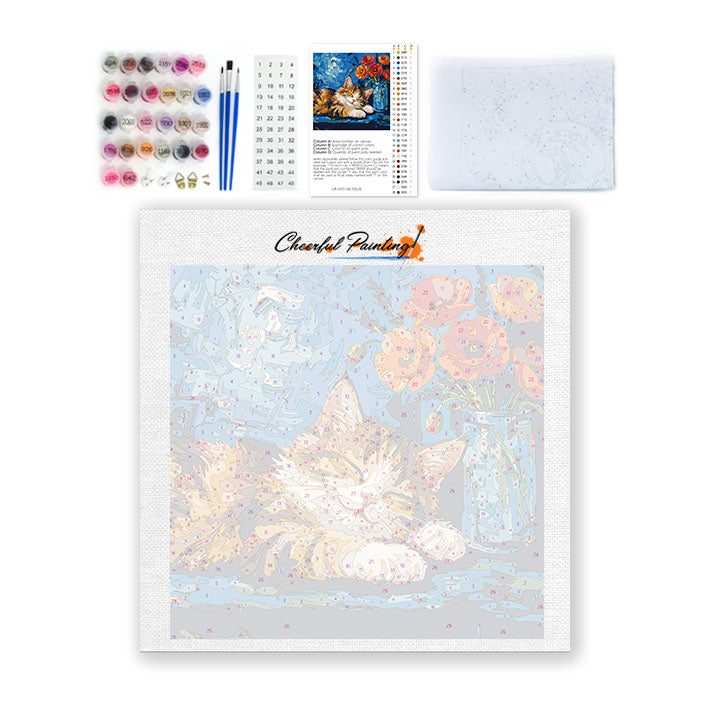 Cozy Calico - Mini malowanie po numerach