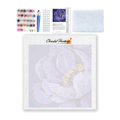 Midnight Bloom - Mini malowanie po numerach