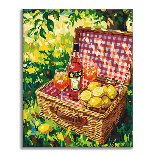 Dolce Vita Fields – Malowanie po numerach - Cheerful Painting
