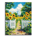Ścieżka ogrodowa – malowanie po numerach - Cheerful Painting