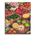 Słoneczny Targ Uliczny I – Malowanie po numerach - Cheerful Painting