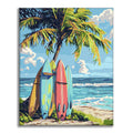 deska surfingowa - Malowanie po numerach - Cheerful Painting