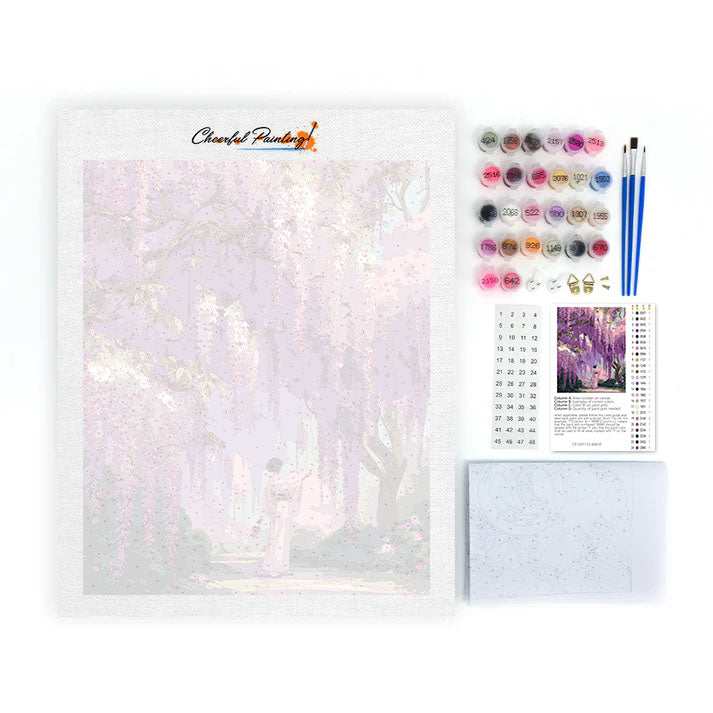 Ogród Glicynia – Malowanie po numerach