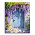 Drzwi kurtynowe Wisteria – malowanie po numerach - Cheerful Painting