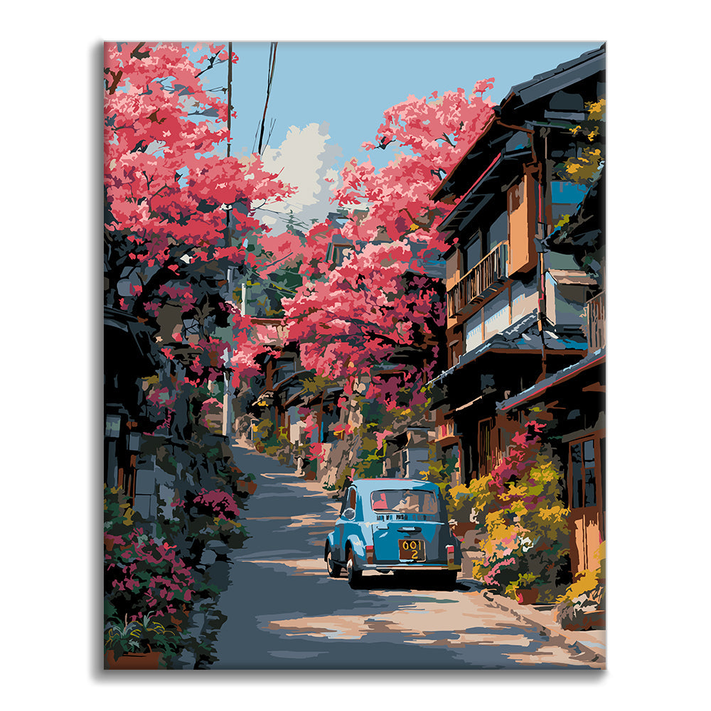 Blossom Street Car – Malowanie po numerach