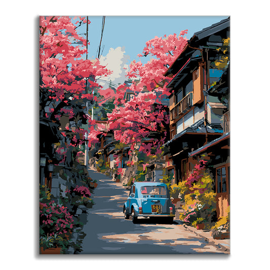 Blossom Street Car – Malowanie po numerach