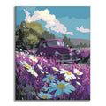 Purple Field Ride – Malowanie po numerach