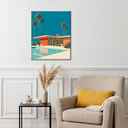 Wypoczynek w Palm Springs – Malowanie po numerach
