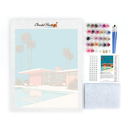 Wypoczynek w Palm Springs – Malowanie po numerach