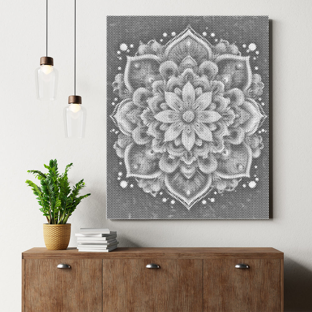 Mandala chwały – Malowanie kropkami