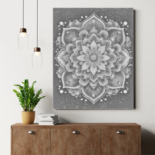 Mandala chwały – Malowanie kropkami