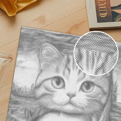 Kot Mona Lisa – Malowanie kropkami