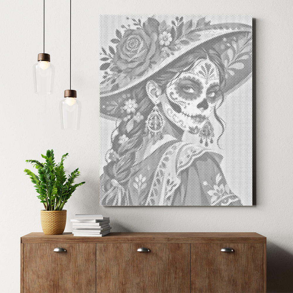 Wieczna Catrina – Malowanie kropkami