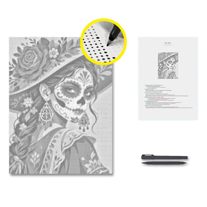 Wieczna Catrina – Malowanie kropkami