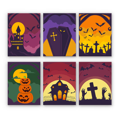 Gotyckie sceny Halloween
