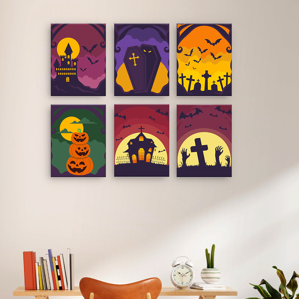 Gotyckie sceny Halloween